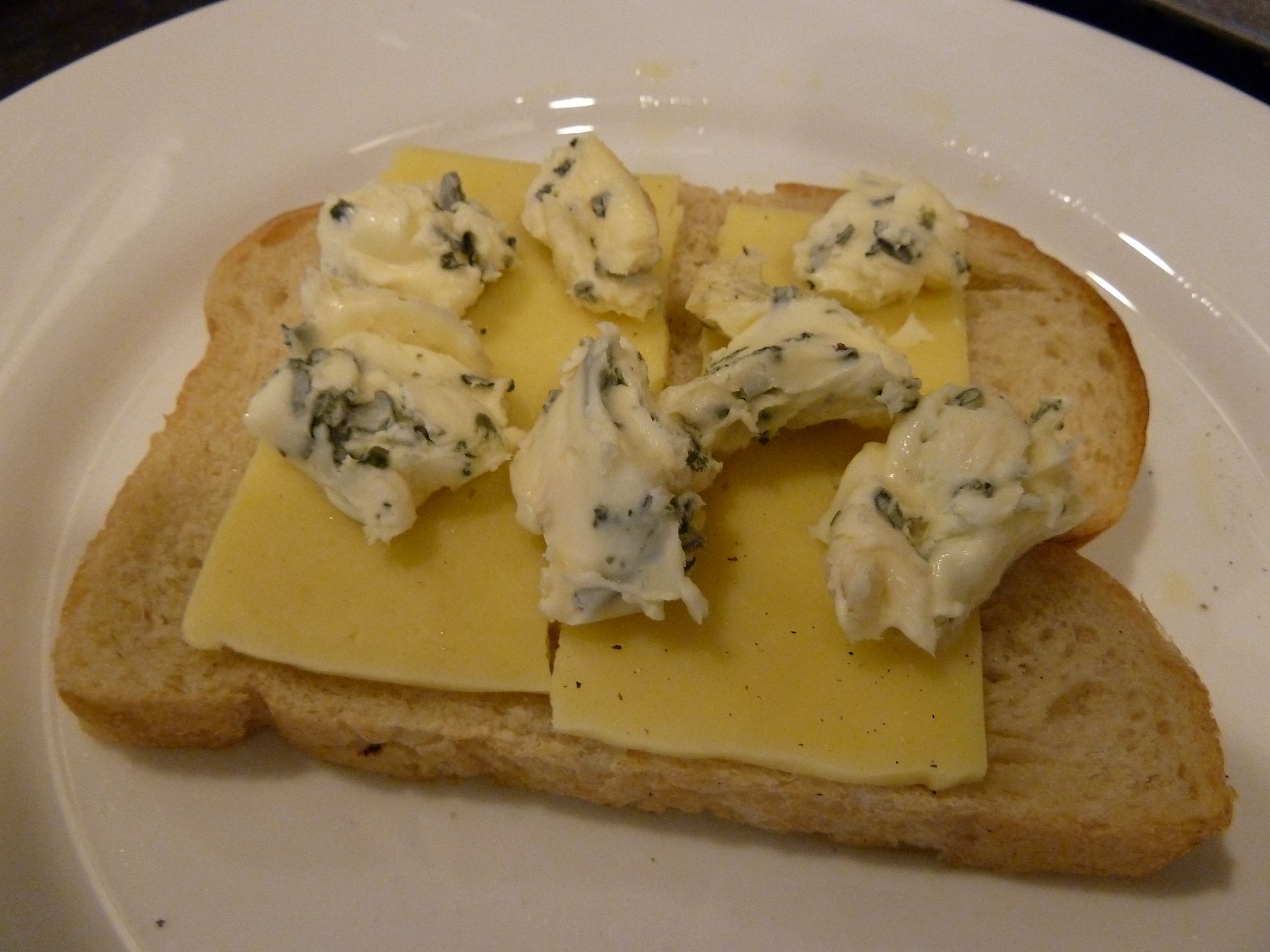 Blue Cheese & Truffle Oil Grilled Cheese Sandwich 4 Steps Instructables