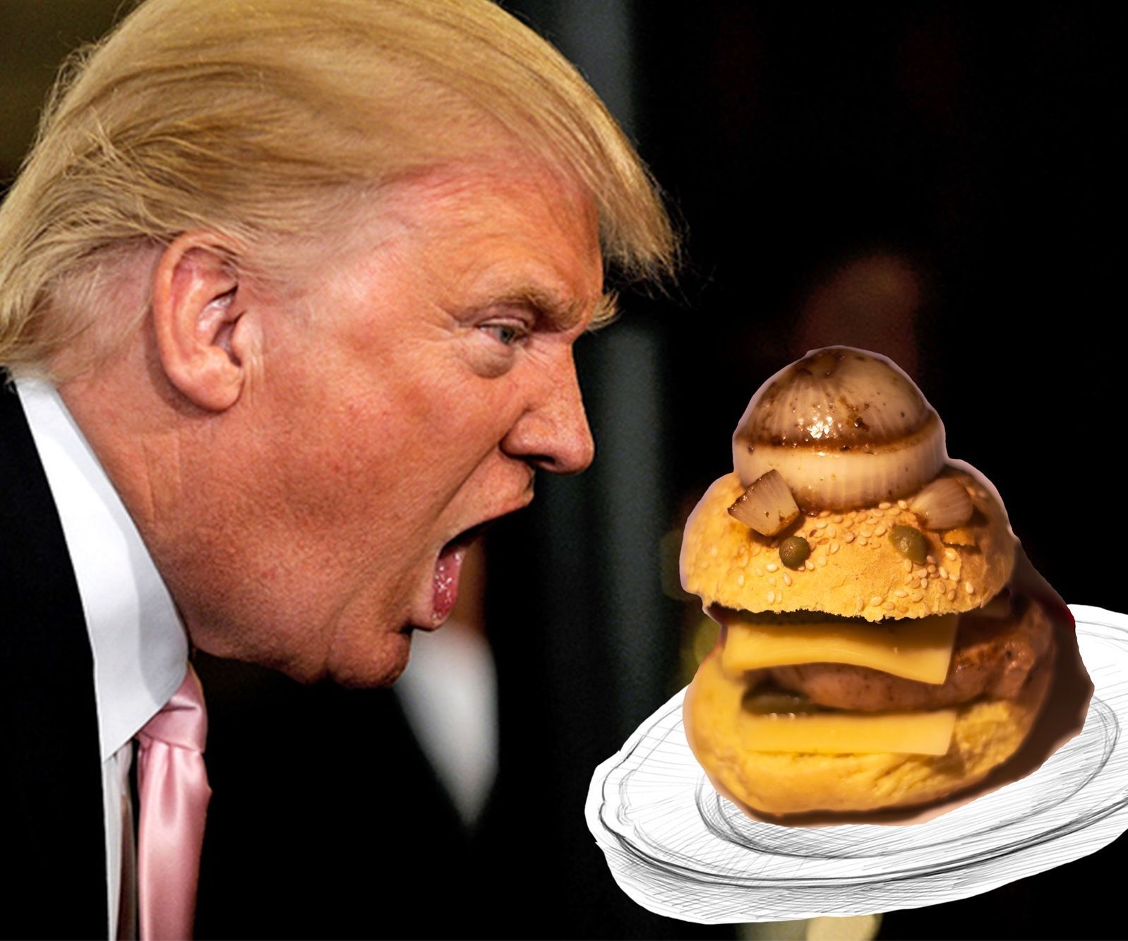 Donald Trump Burger
