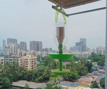 Unique Food and Water Dispensing Bird Feeder Open Source With 3d Printable Files