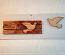 Pigeons at Sunset: Easy Burned Wood Decoration Project