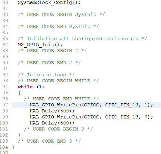 Steps to Start With STM Cube IDE and to Blink On-board LED Using HAL ...