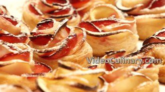 Puff Pastry and Apple Roses