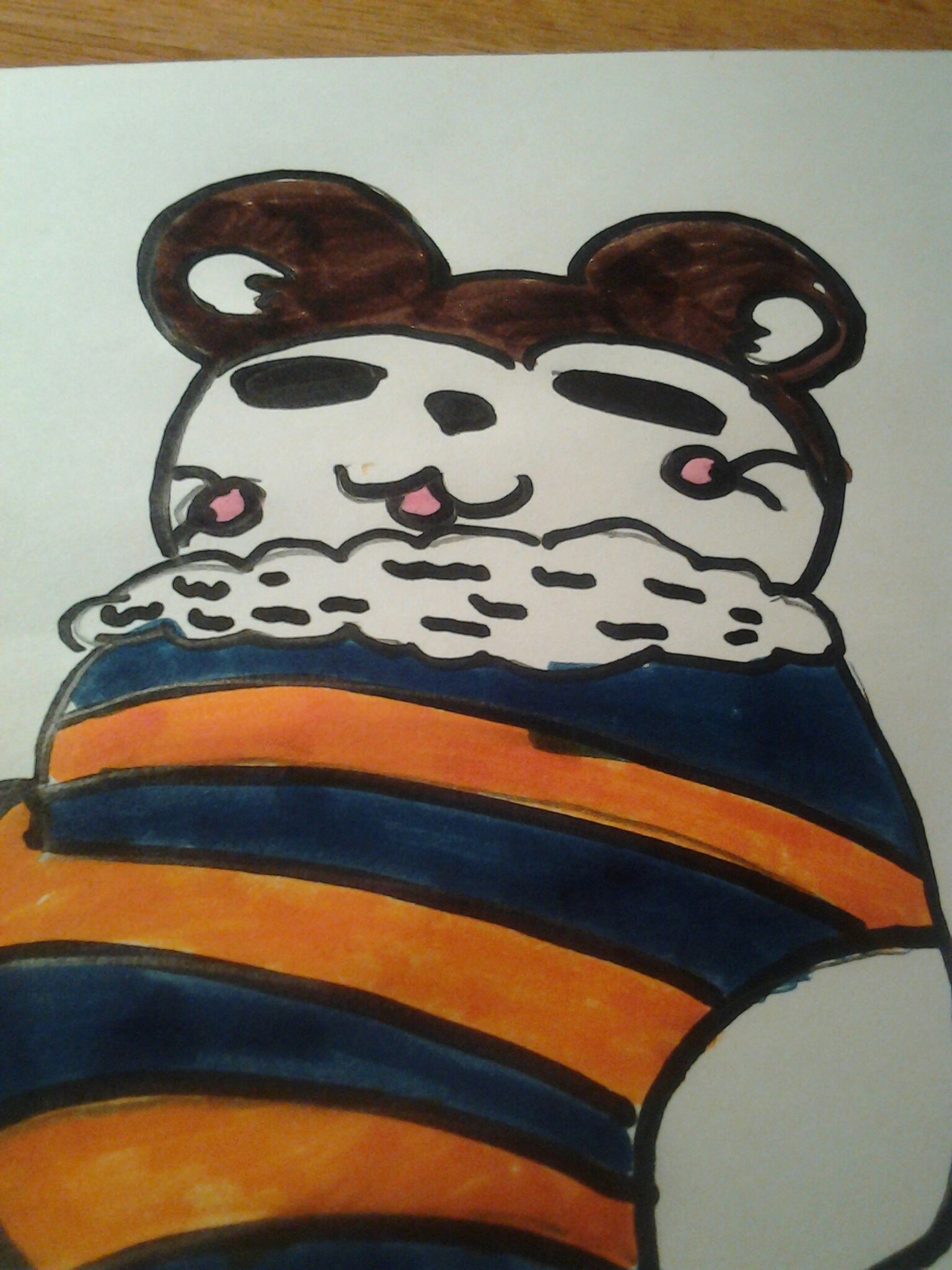 How To Draw A Hampster Sleeping
