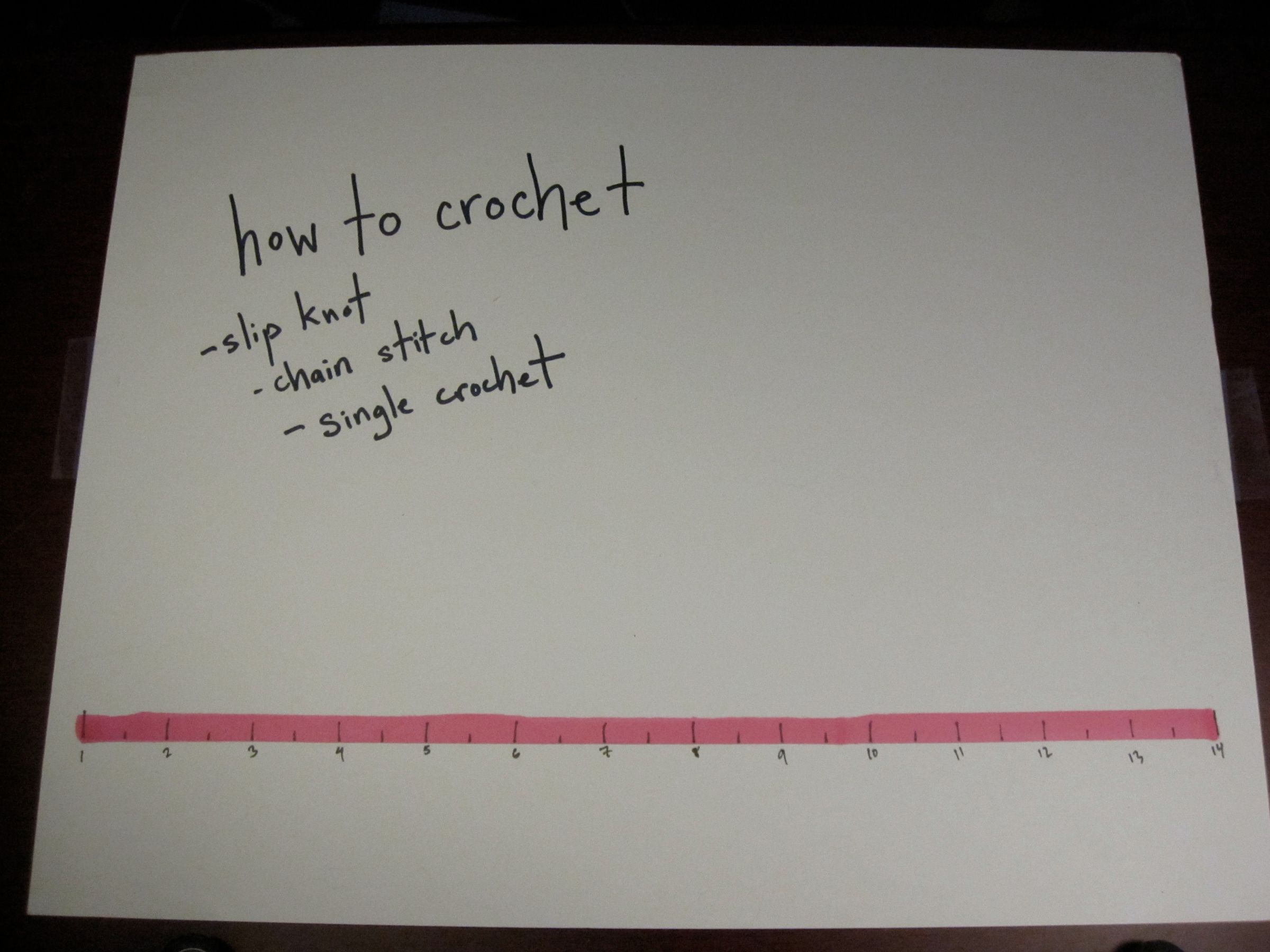 How to Crochet - 1