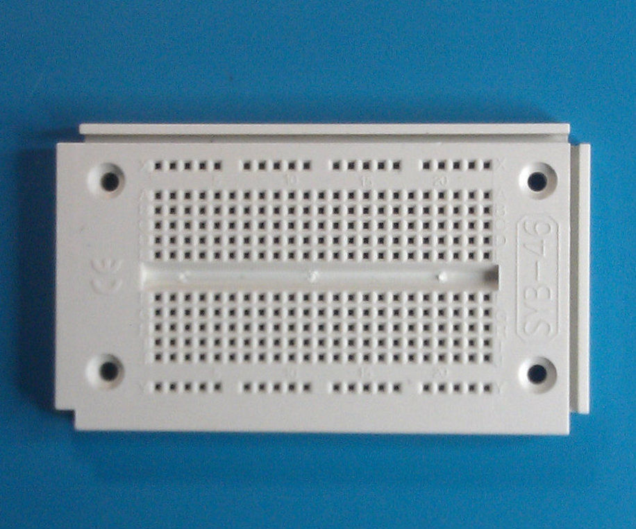 FRIENDLY BREADBOARD FOR ESP8266, DUAL ROW CONNECTORS, ETC.