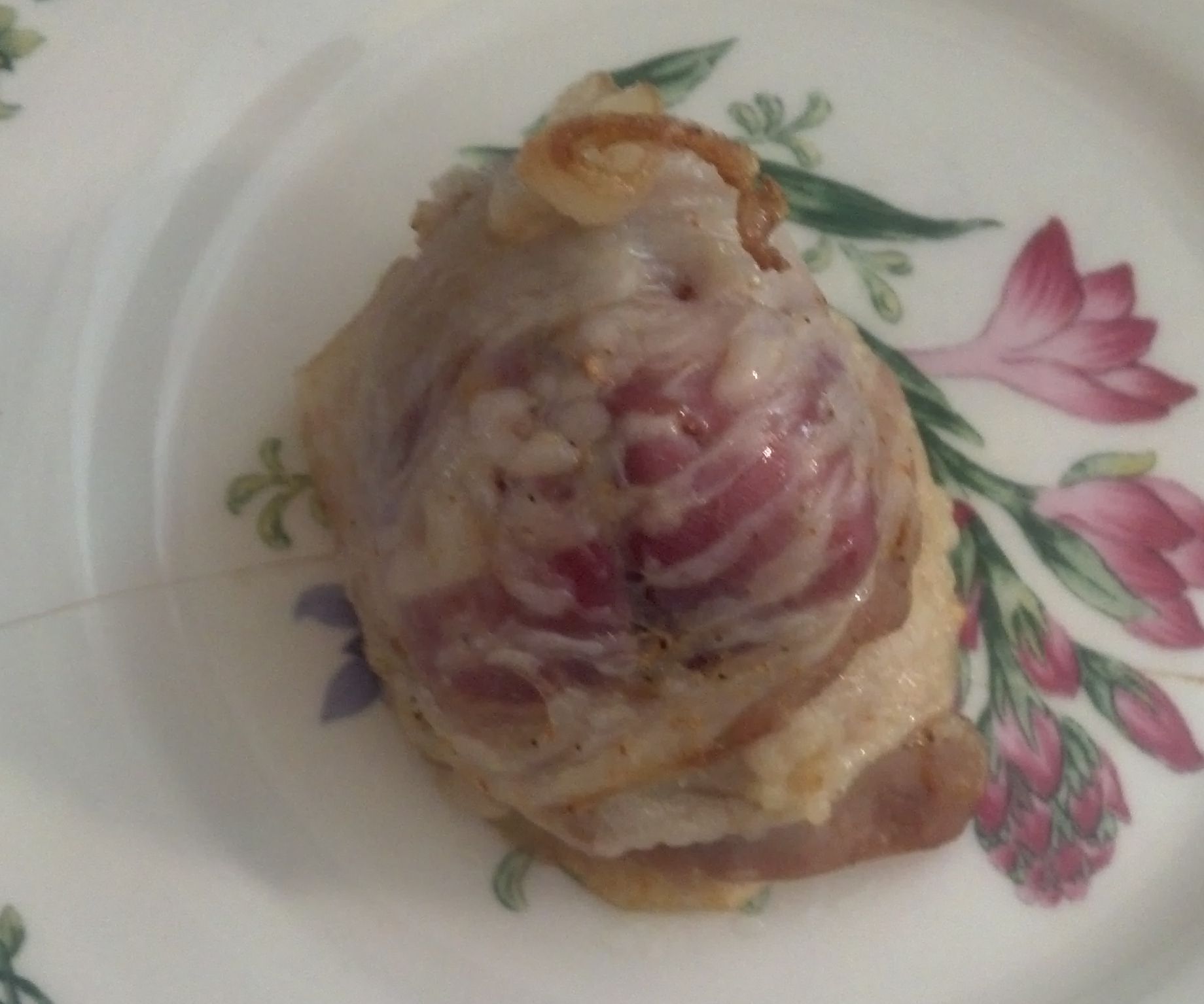 Bacon Wrapped Apple Roasted Dove