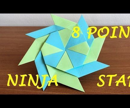 How to Make a Transforming Ninja Star (8-Pointed)