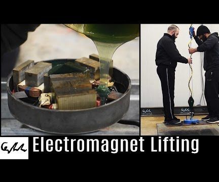 ELECTROMAGNET From Microwave Transformers