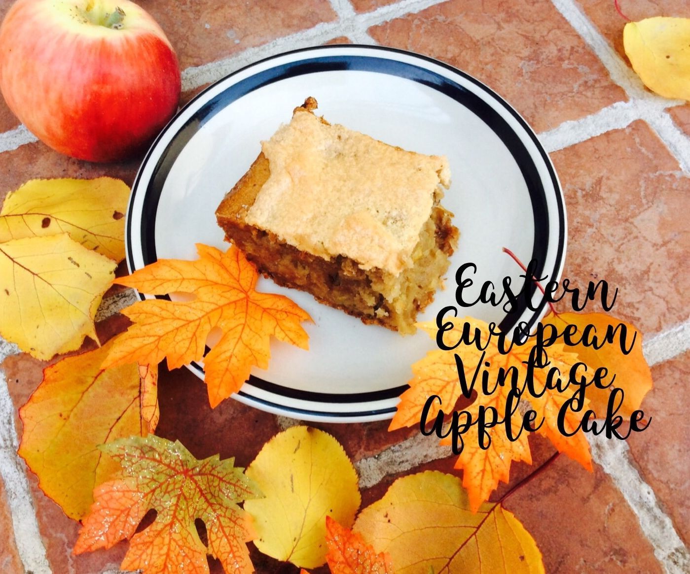 Vintage Apple Cake Recipe Eastern European 