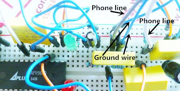 Put Into the Resistor R0,R6,R7,R1, Capacitor C5,  Electret Microphone