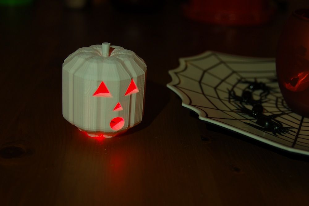 Customizable 3D Printable Jack-O-Lantern