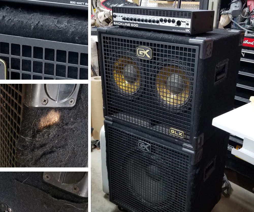 Re-Covering Bass Guitar Speaker Cabinets