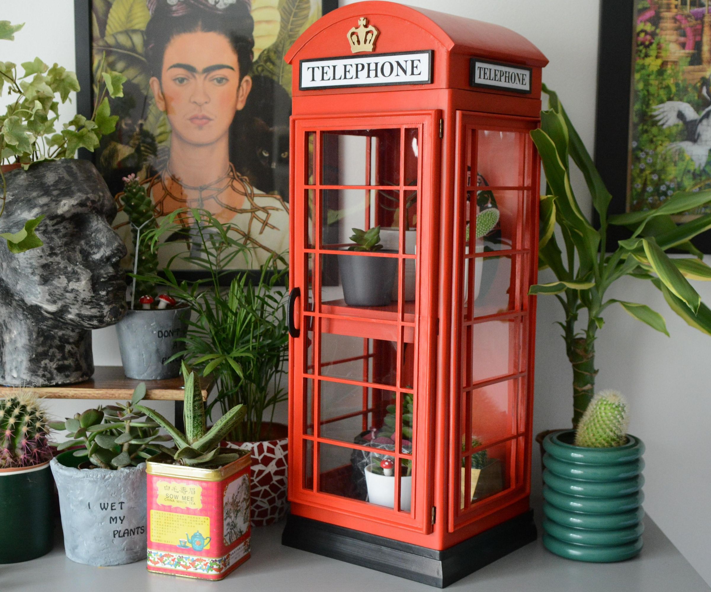 Telephone Booth - Indoor Greenhouse With Lights 