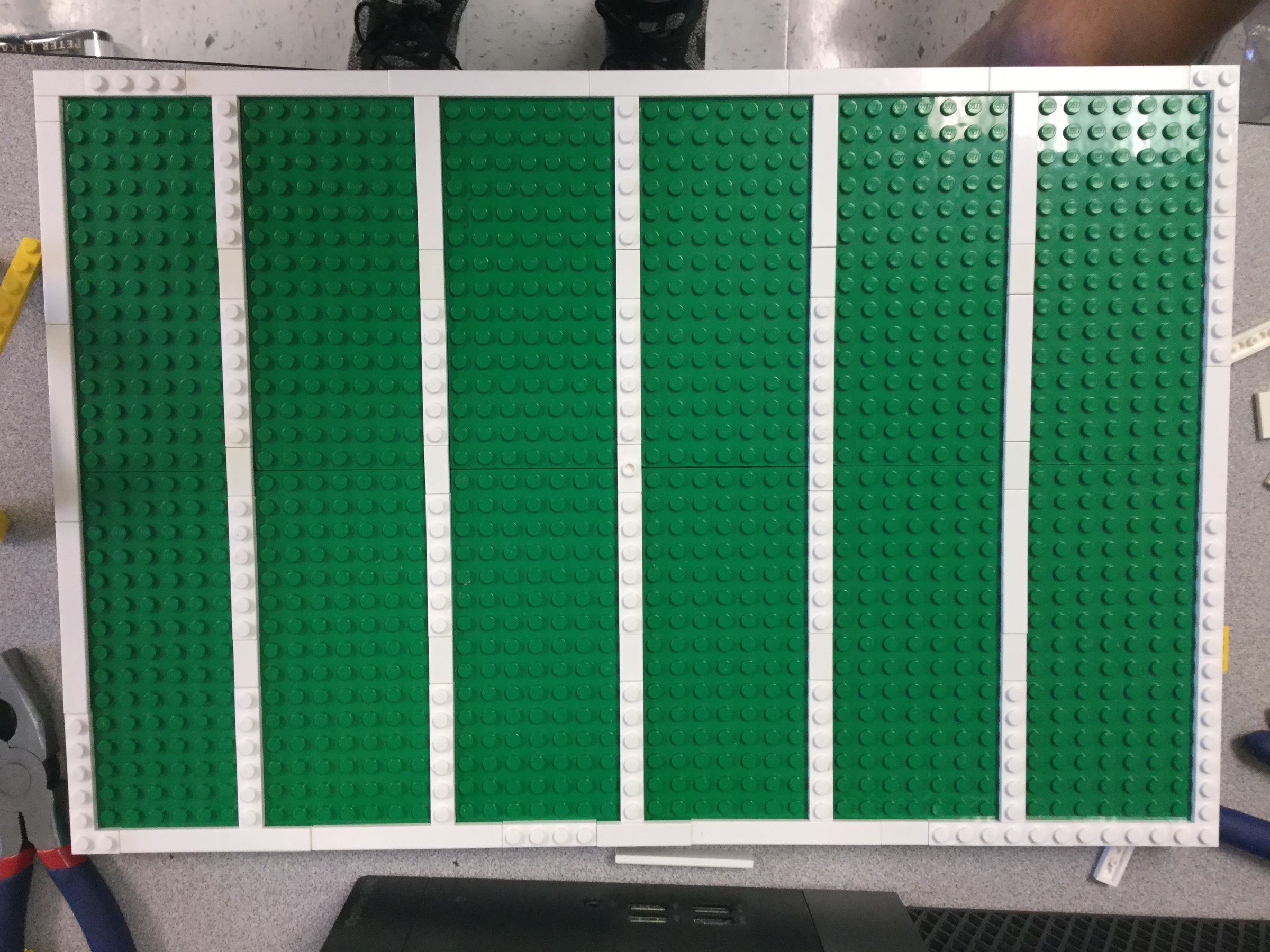 How to Make a Lego Football Field 7 Steps Instructables