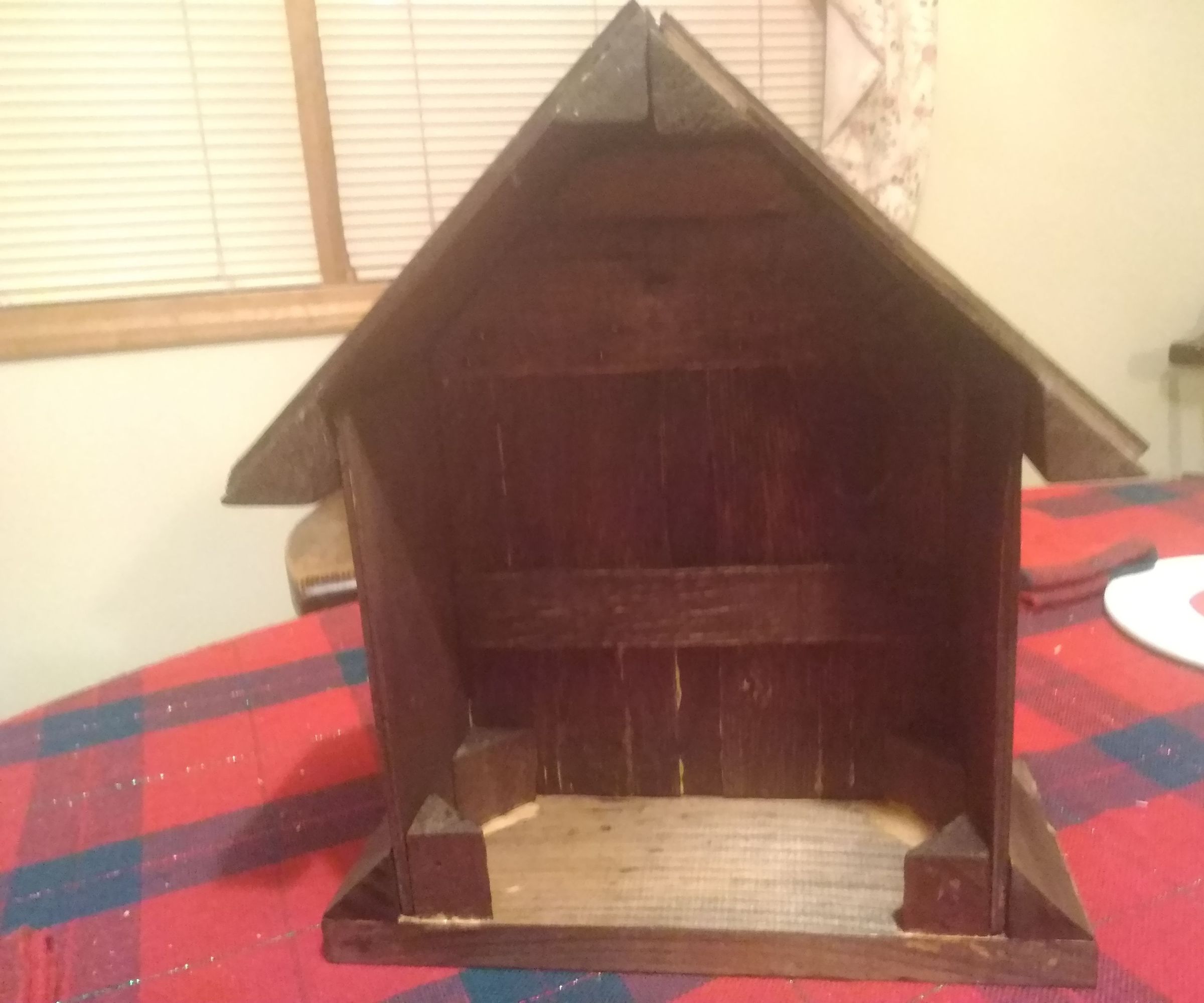 Nativity Creche Upcycled From Clementine Fruit Crates
