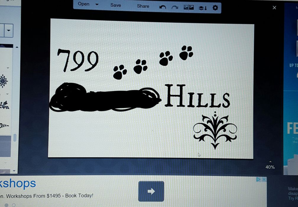 Printable House/Mailbox Number : 5 Steps - Instructables