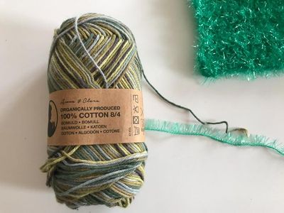 Easy Crocheted Dishcloth
