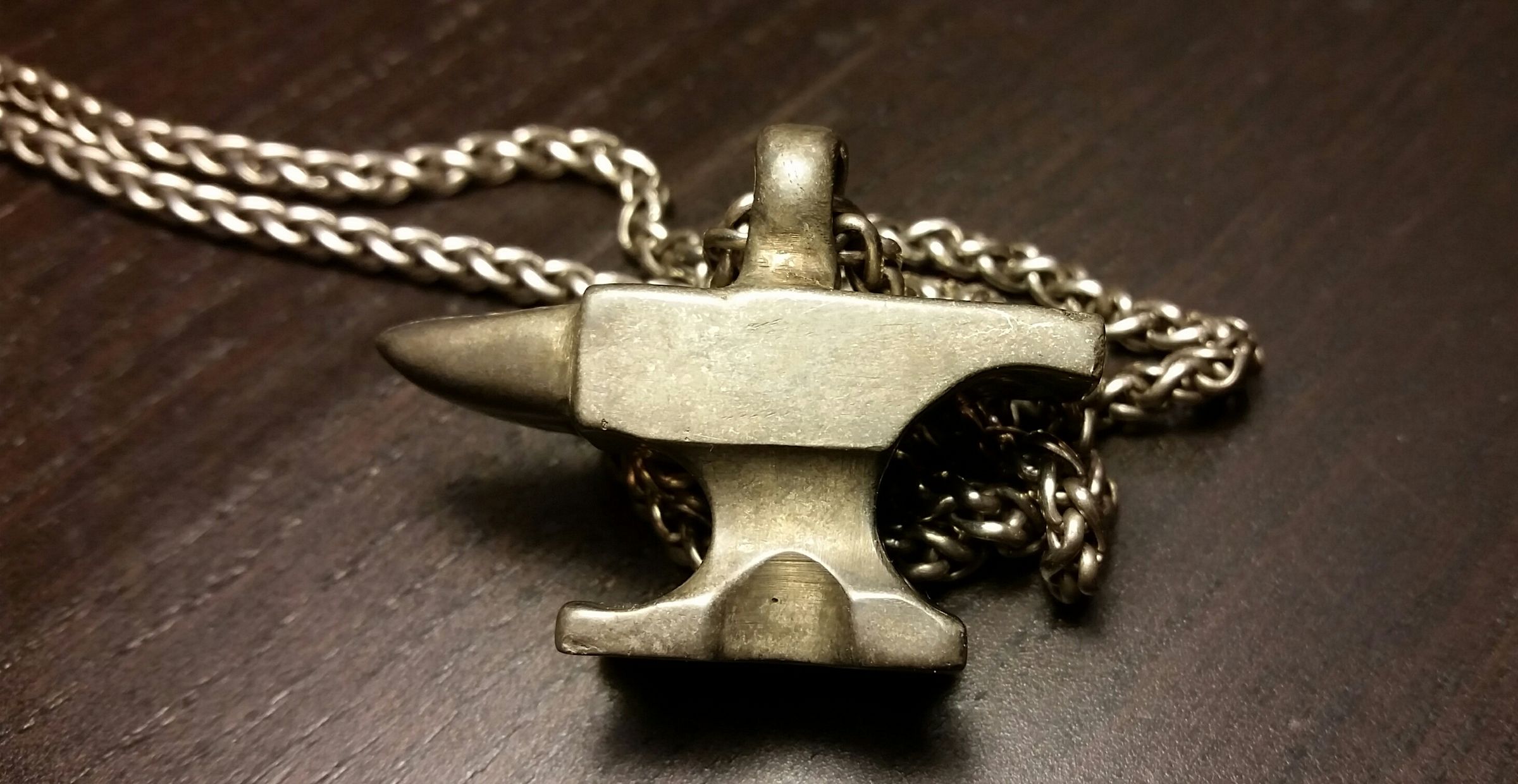 Casting With Delft Clay (White Bronze Anvil Pendant)
