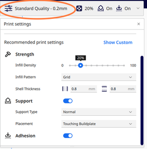 Set Your Print Quality
