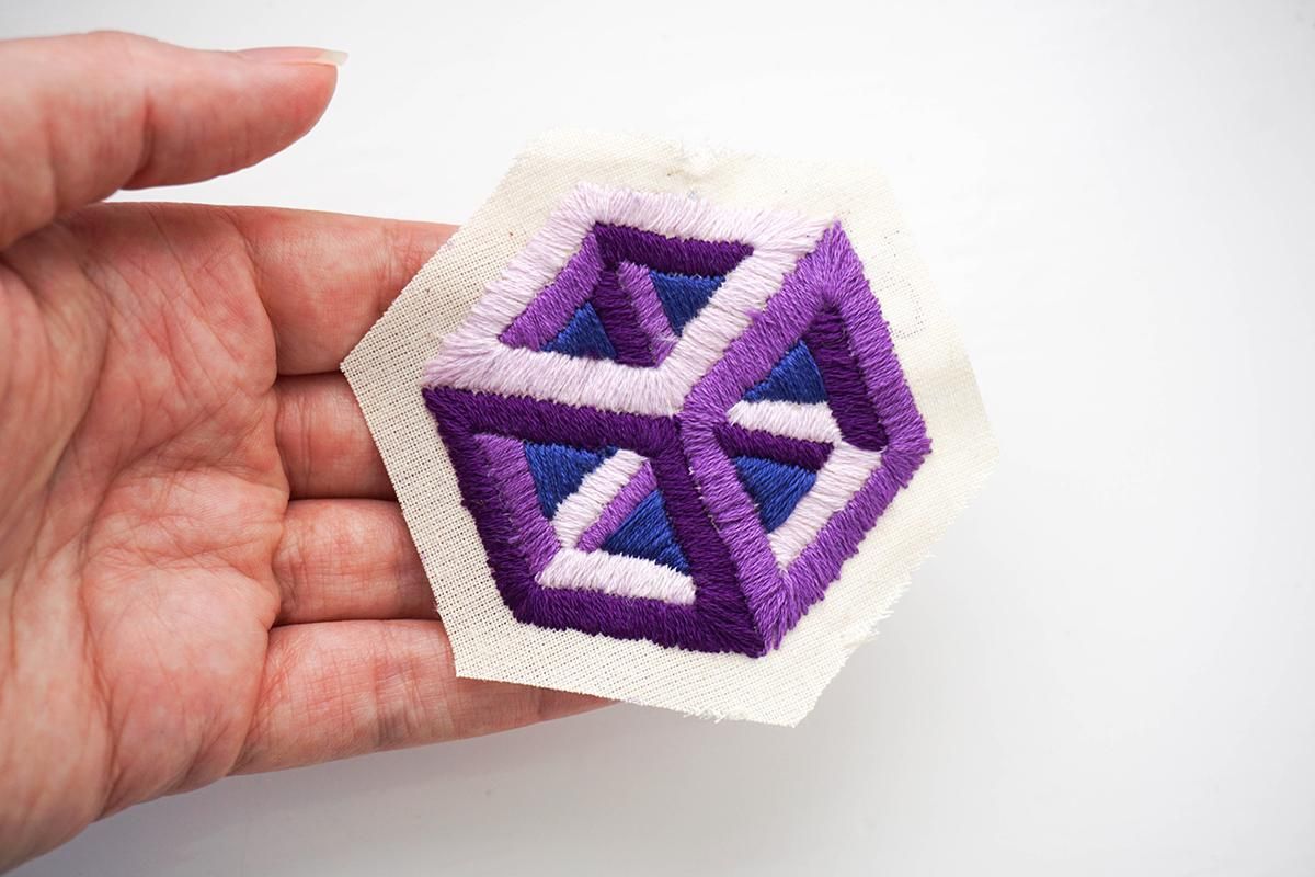 How to Embroider Your Own Clothes Patch | DIY Jeans Patch : 7 Steps ...