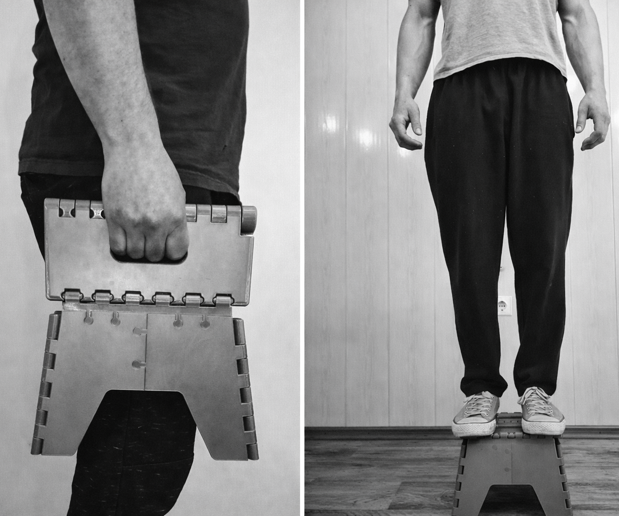 Foldable Chair / Step Stool — Easy to Store & Lightweight