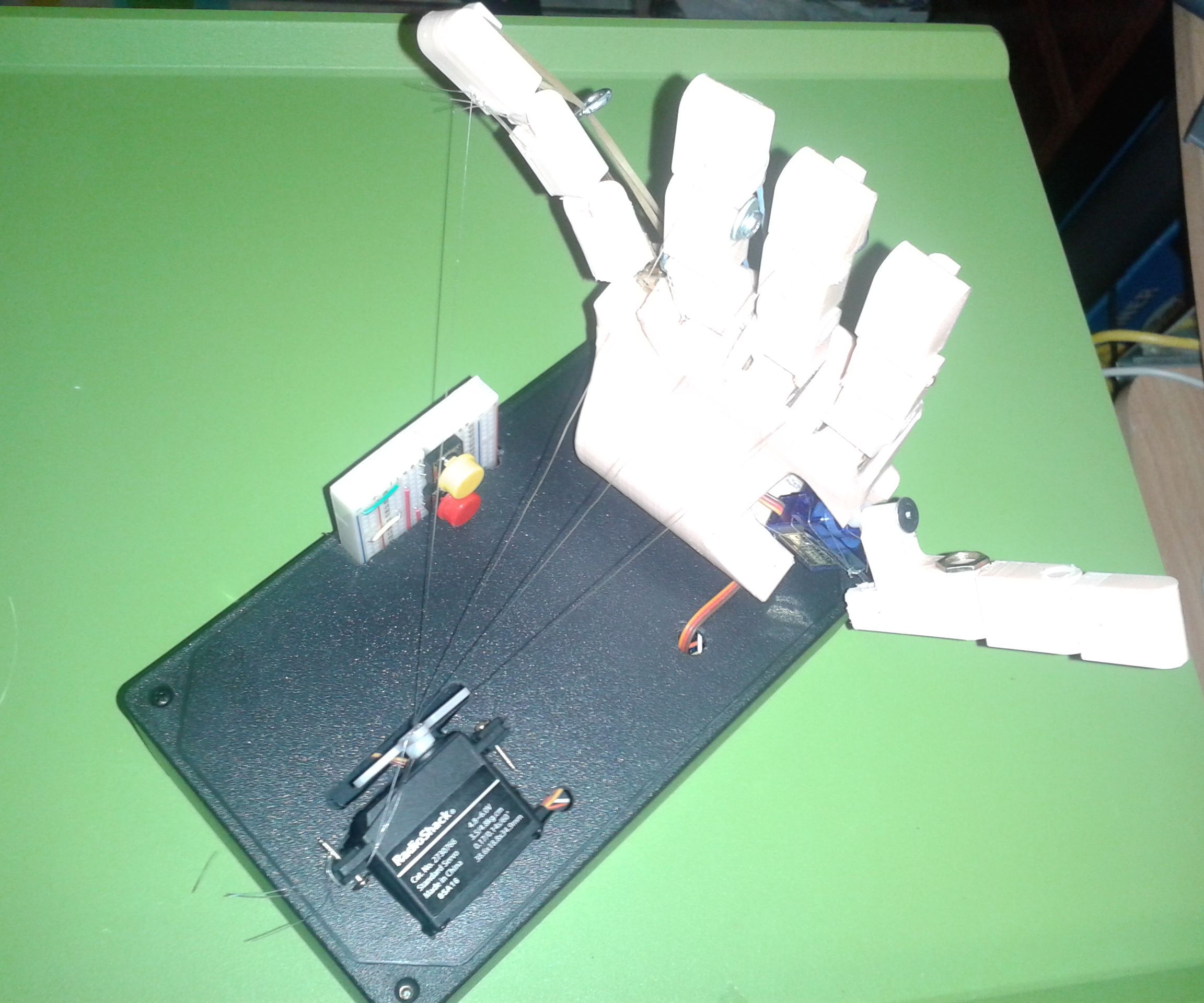 3D Printed Mechanical Hand Prototype