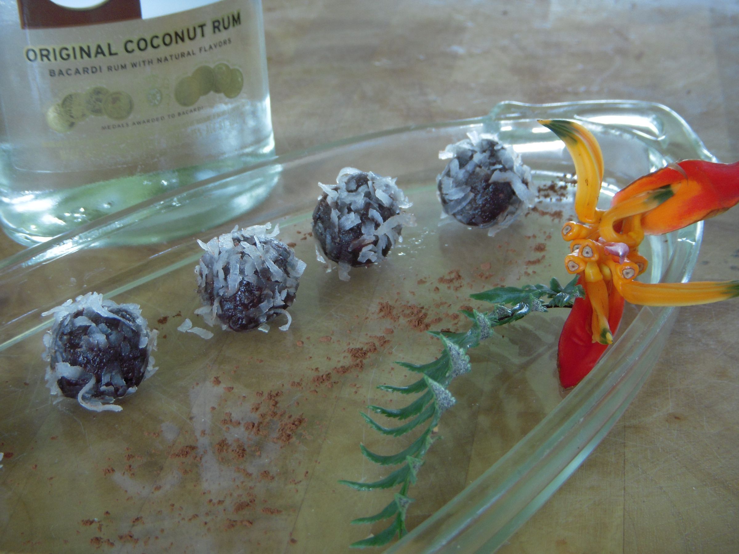 Chocolate +  Coconut + Macademia Rum Balls