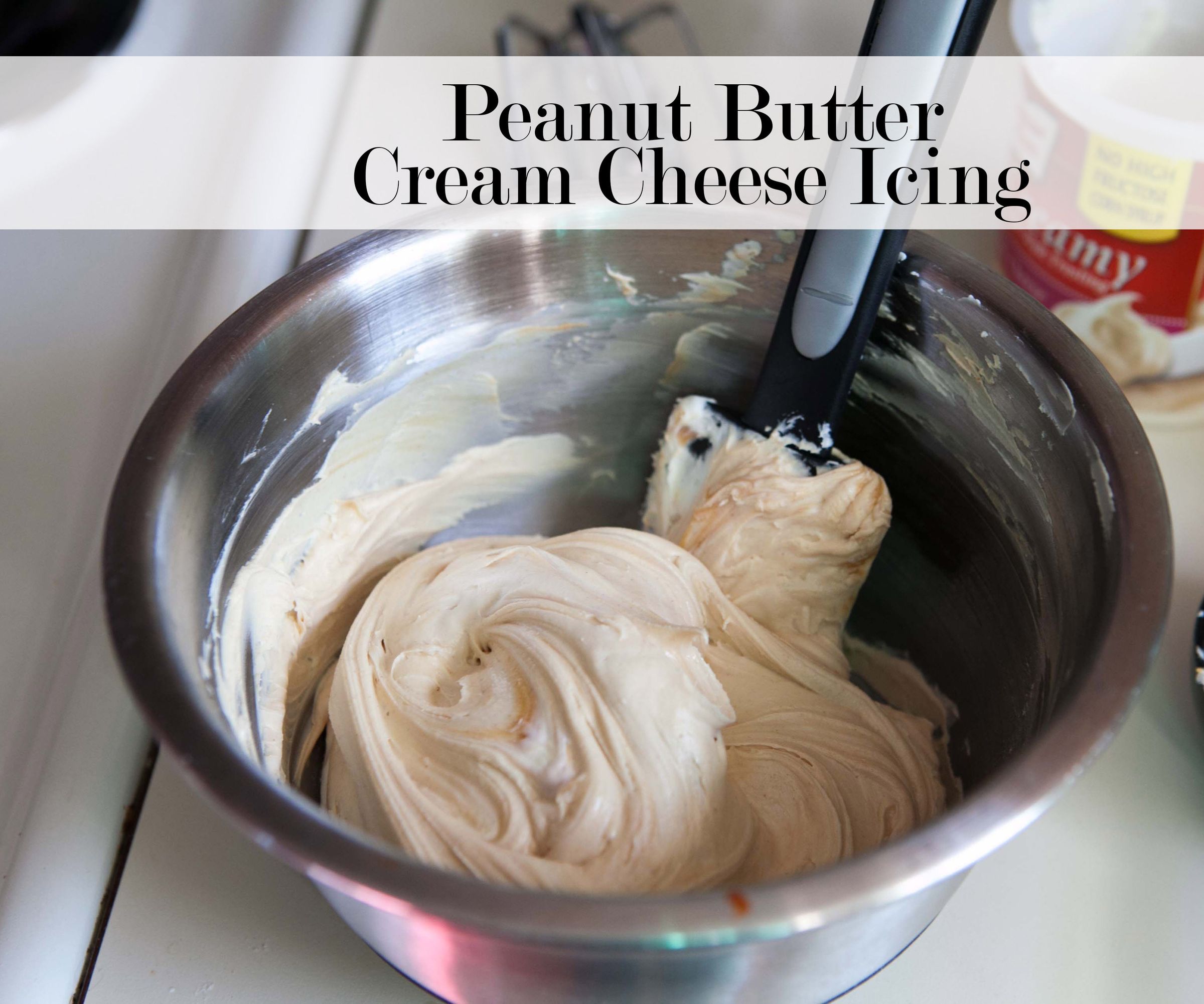 2 Step PB Cream Cheese Icing Hack
