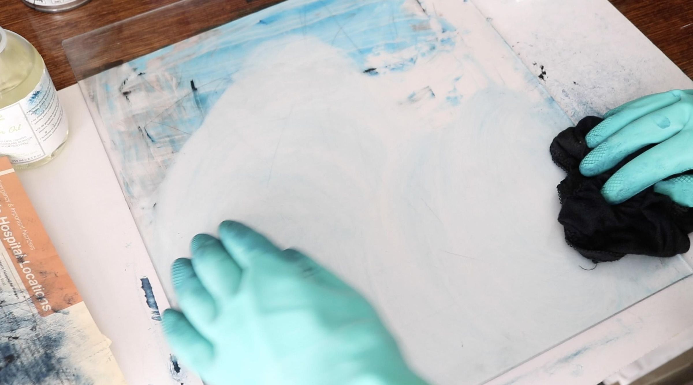 Sandpaper and Cardboard Collagraph Print 9 Steps (with Pictures