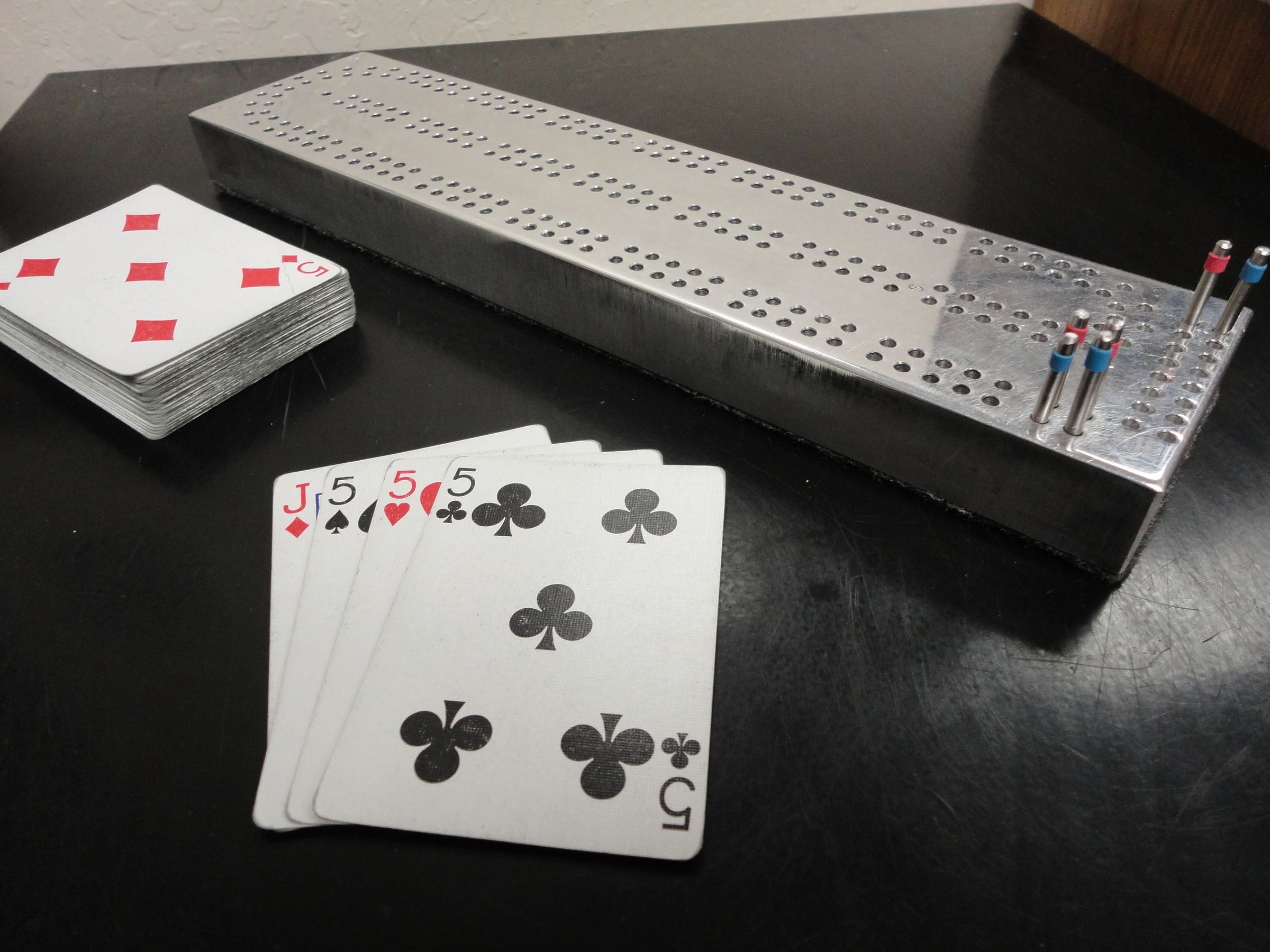 Aluminum Cribbage Board