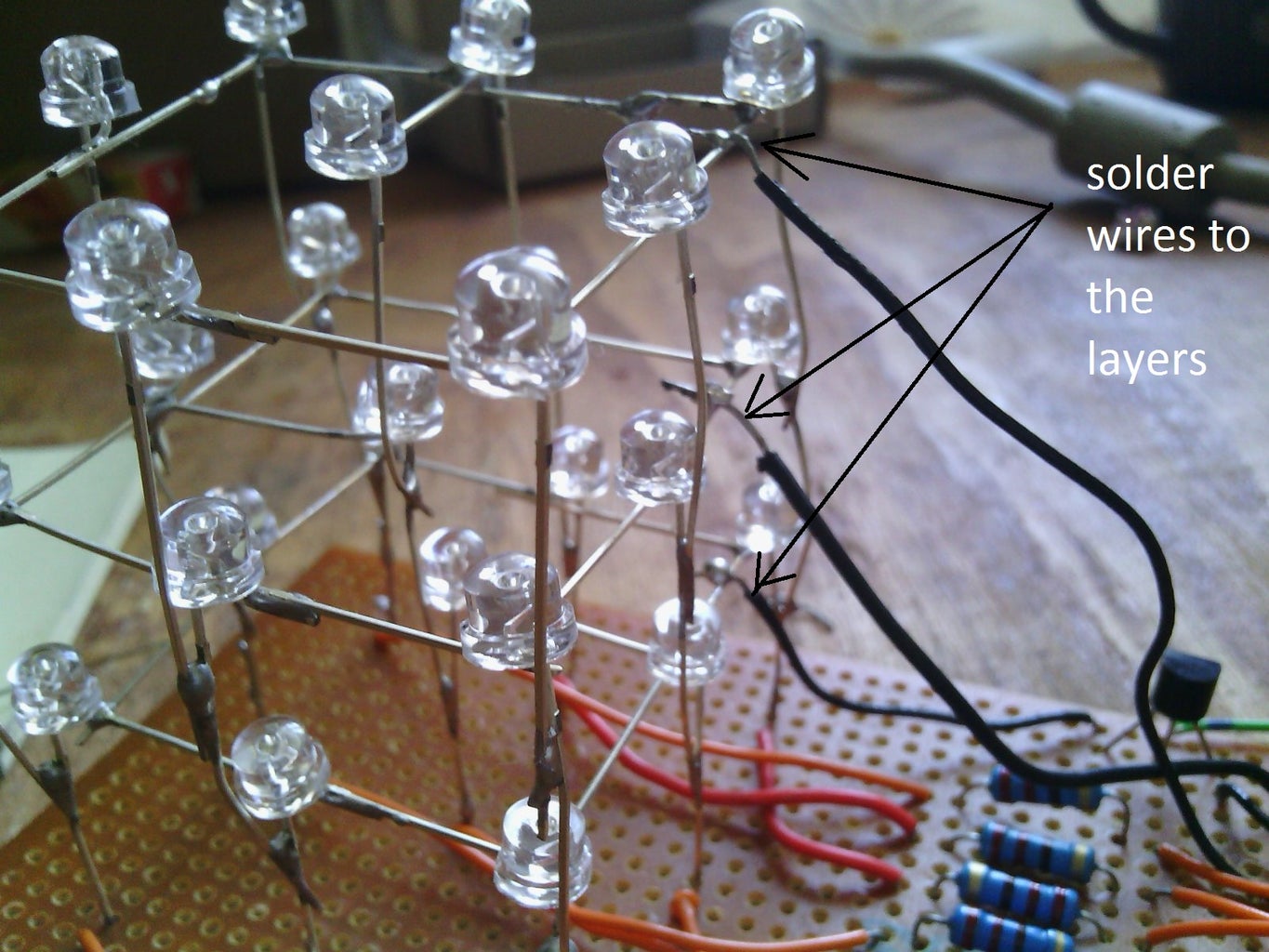 Making an Arduino 3X3 LED Cube in Less Than 30 Minutes : 8 Steps ...