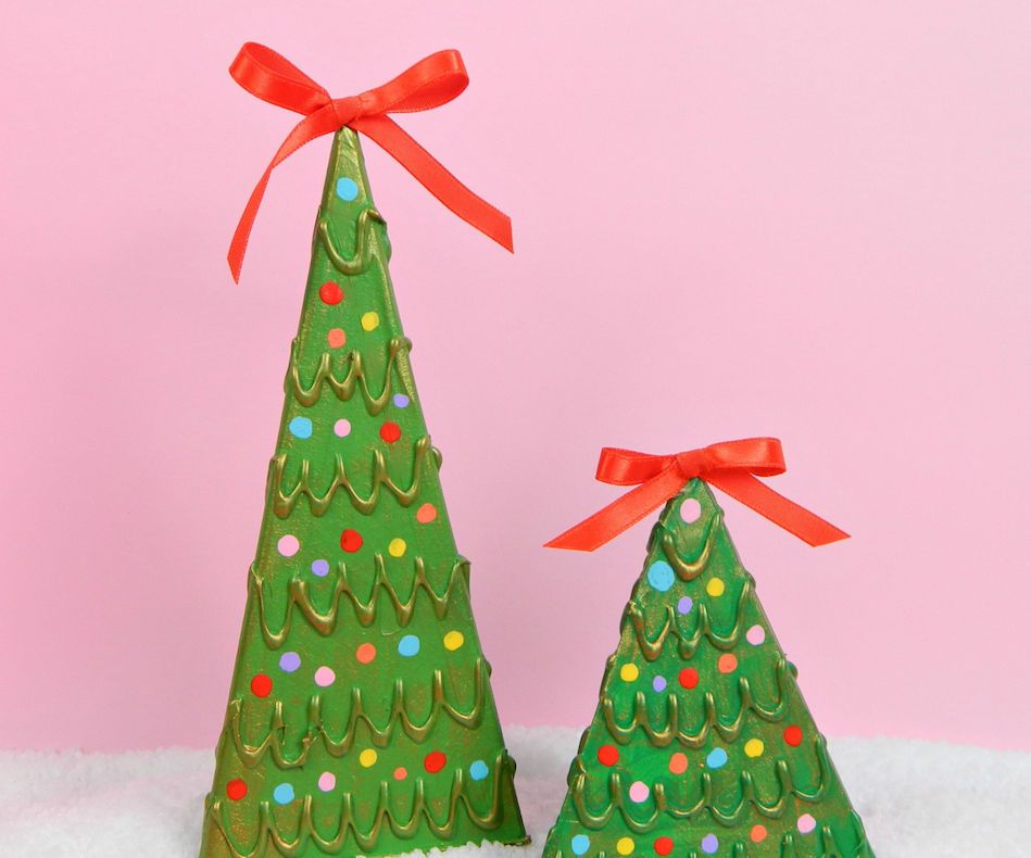 Cardboard Christmas Trees