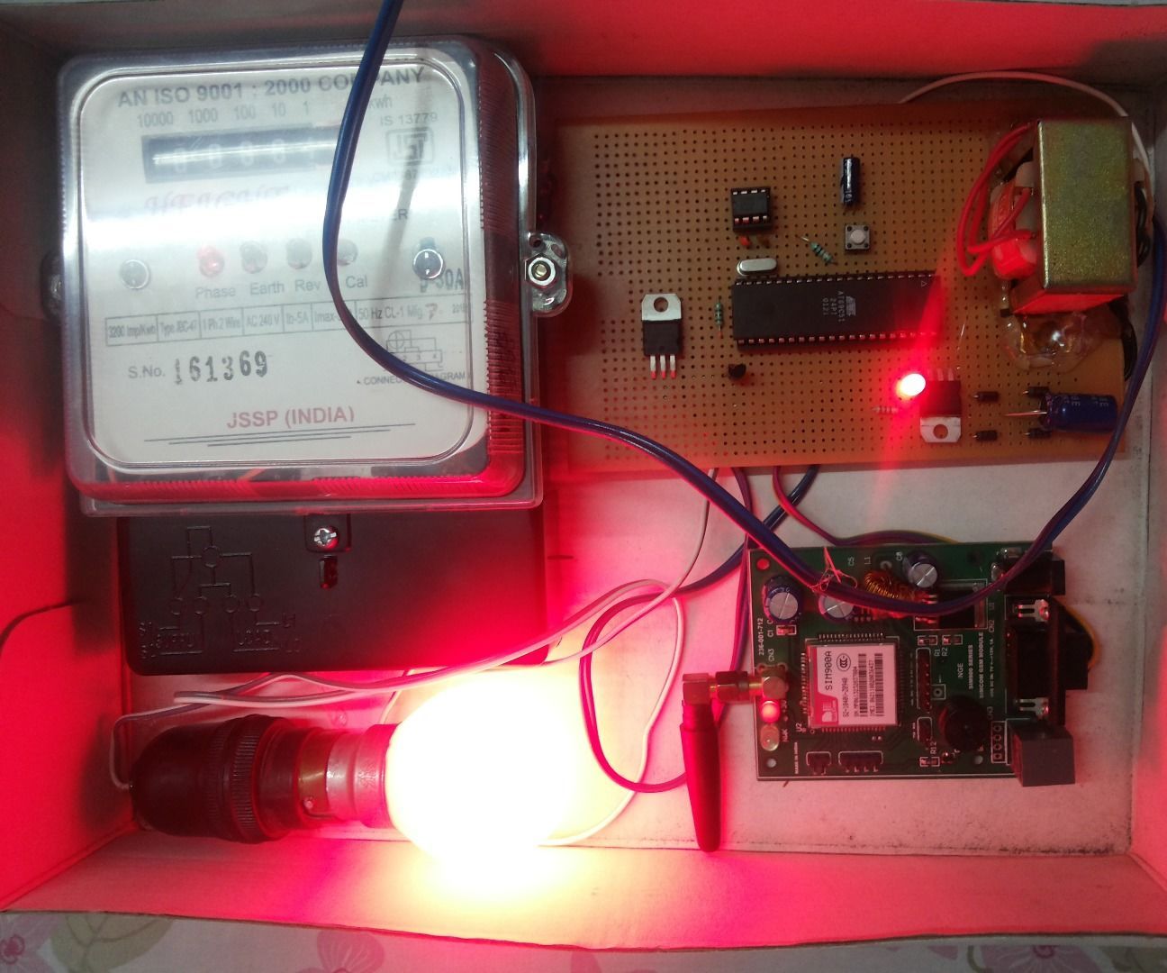 Electricity Meter Reading Via SMS