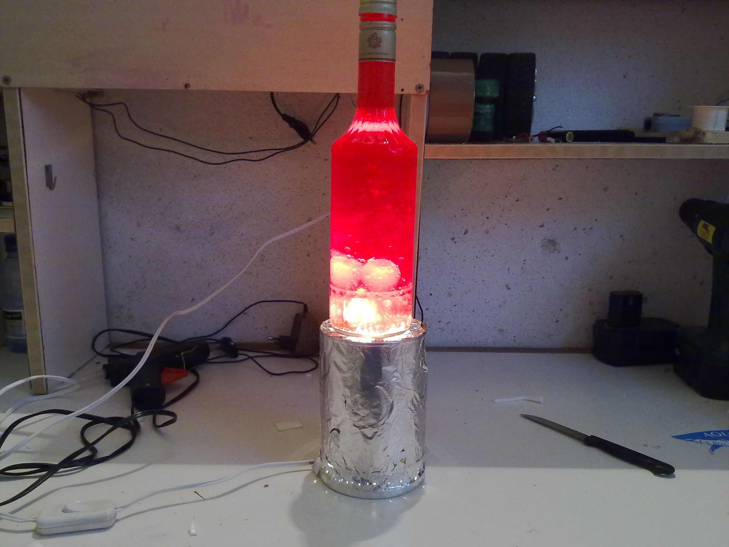 DIY Lava Lamp Without Alkaseltzer 4 Steps Instructables