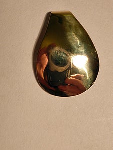 Brass Teardrop Pendant
