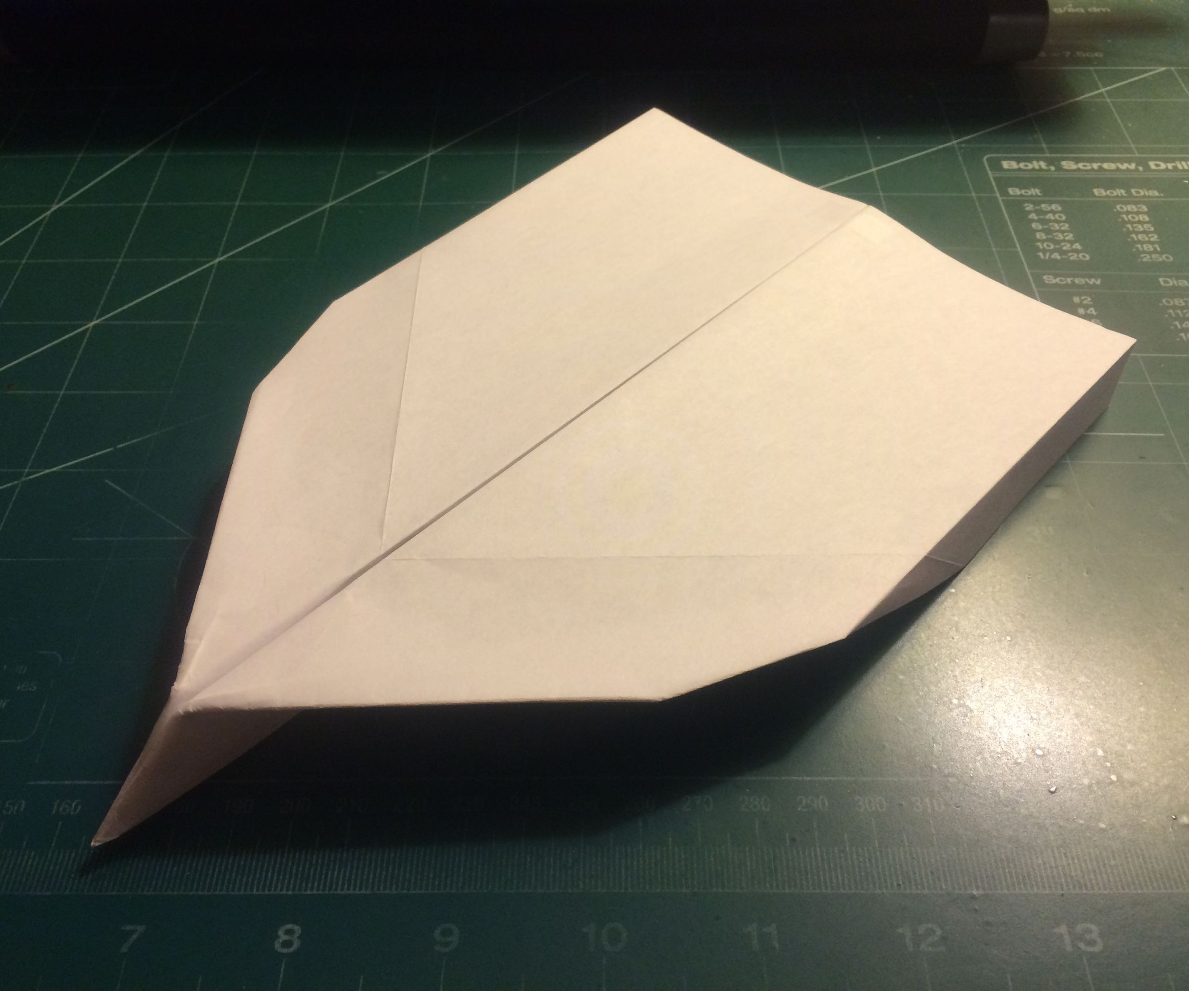How to Make the Turbo Vigilante Paper Airplane