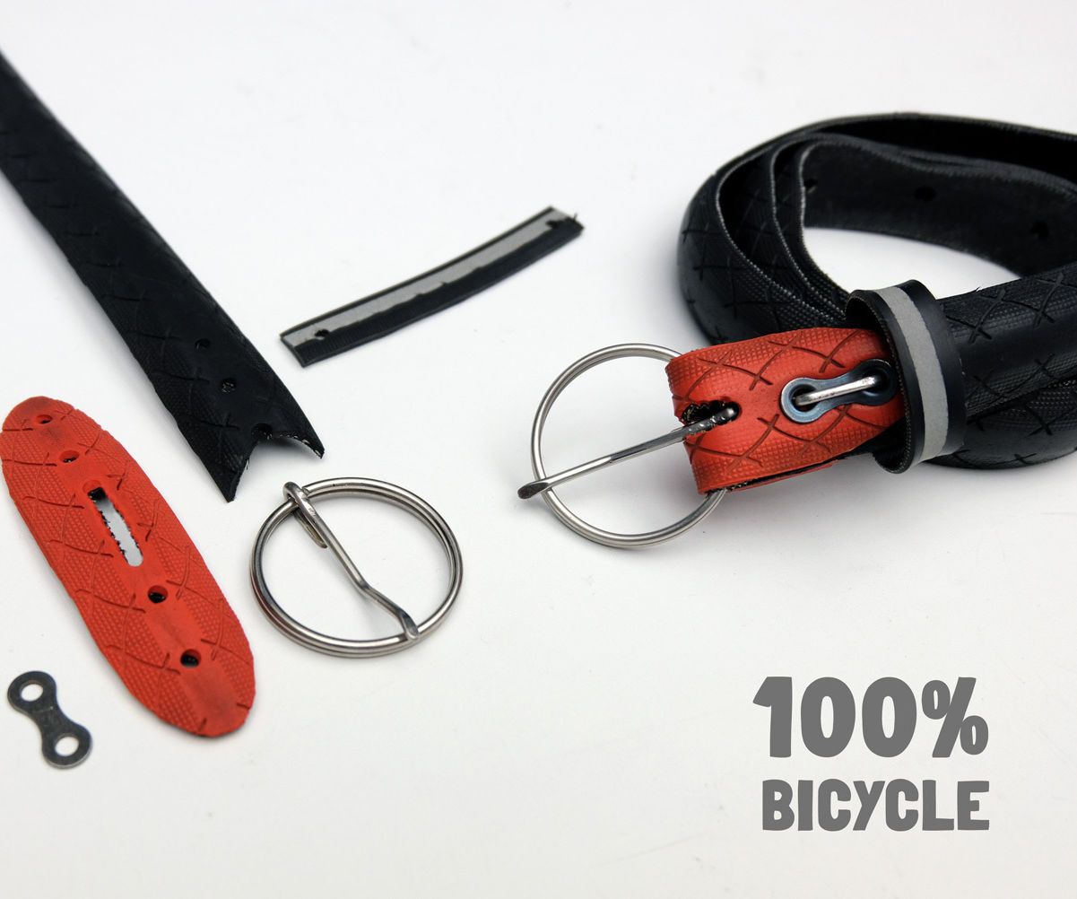 Make a 100% Bicycle Belt