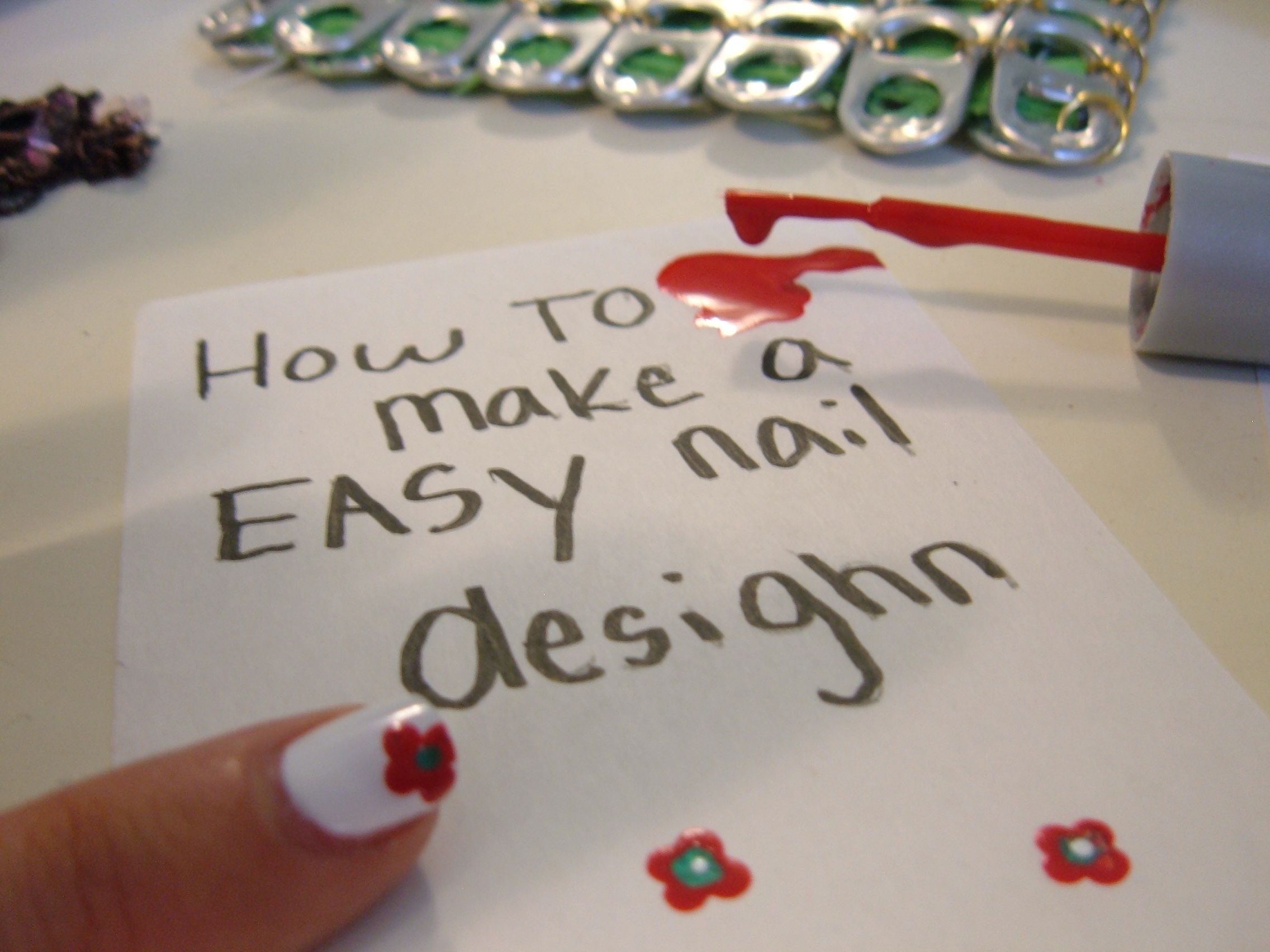 How to Make a Easy Nail Desighn