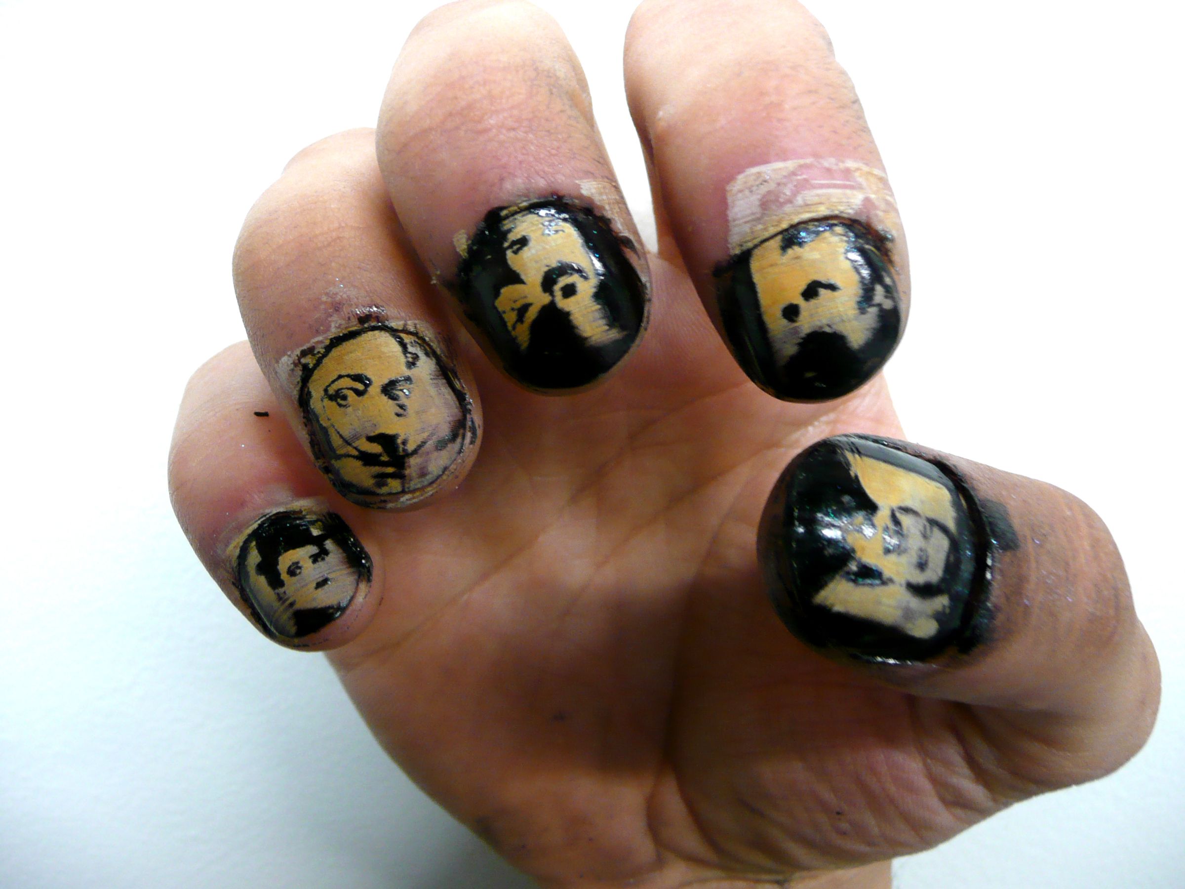 [Thumb]nail Portraits (laser Etch Your Fingernails) 8 Steps (with