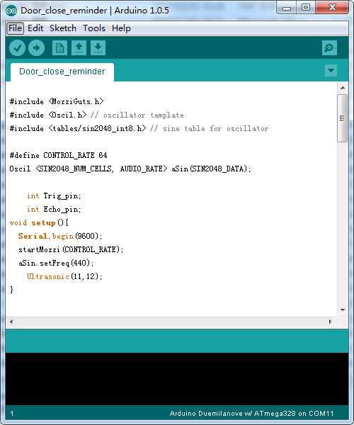 Arduino Theremin Door-close Reminder