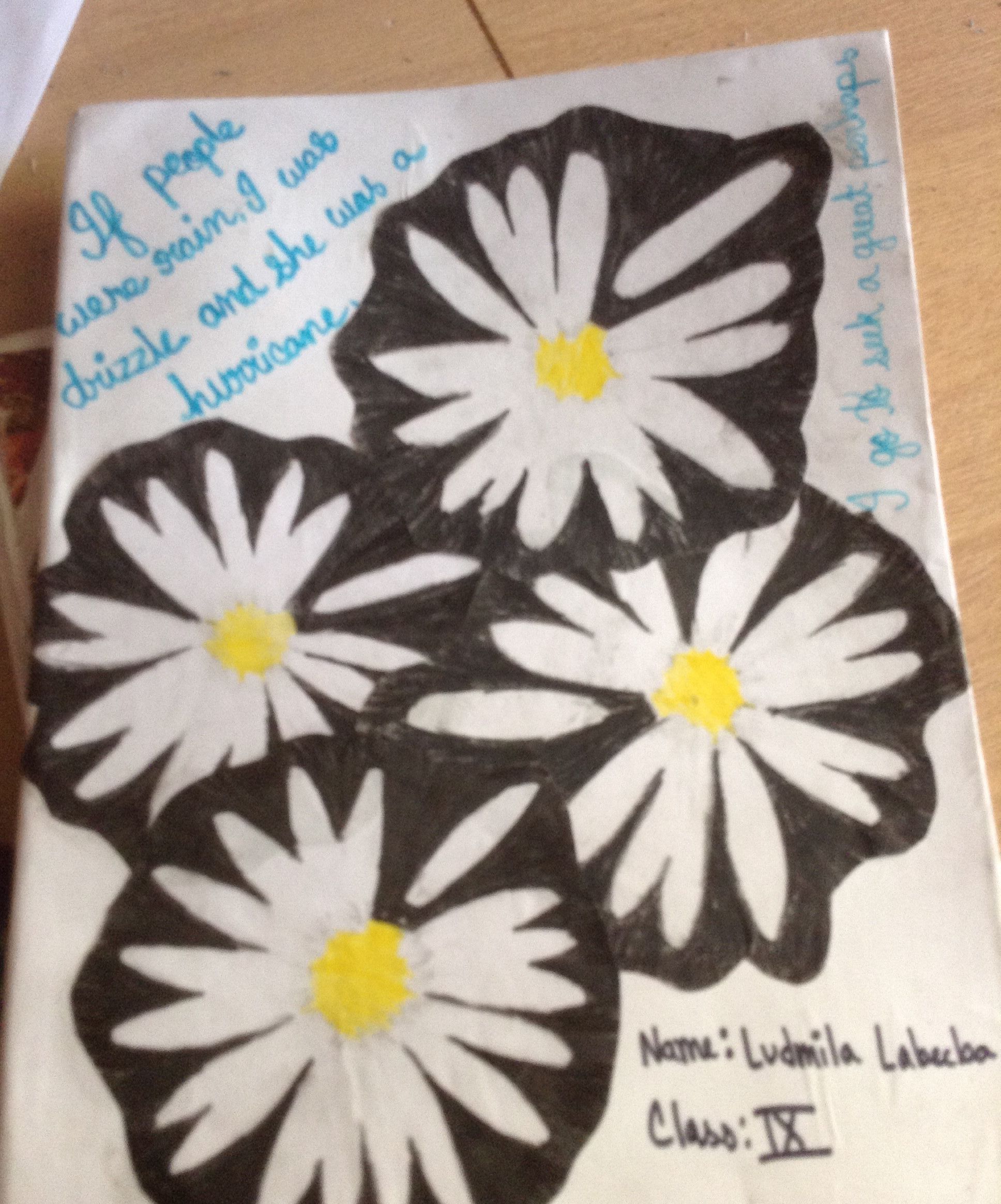 DIY notebook cover looking for Alaska inspired