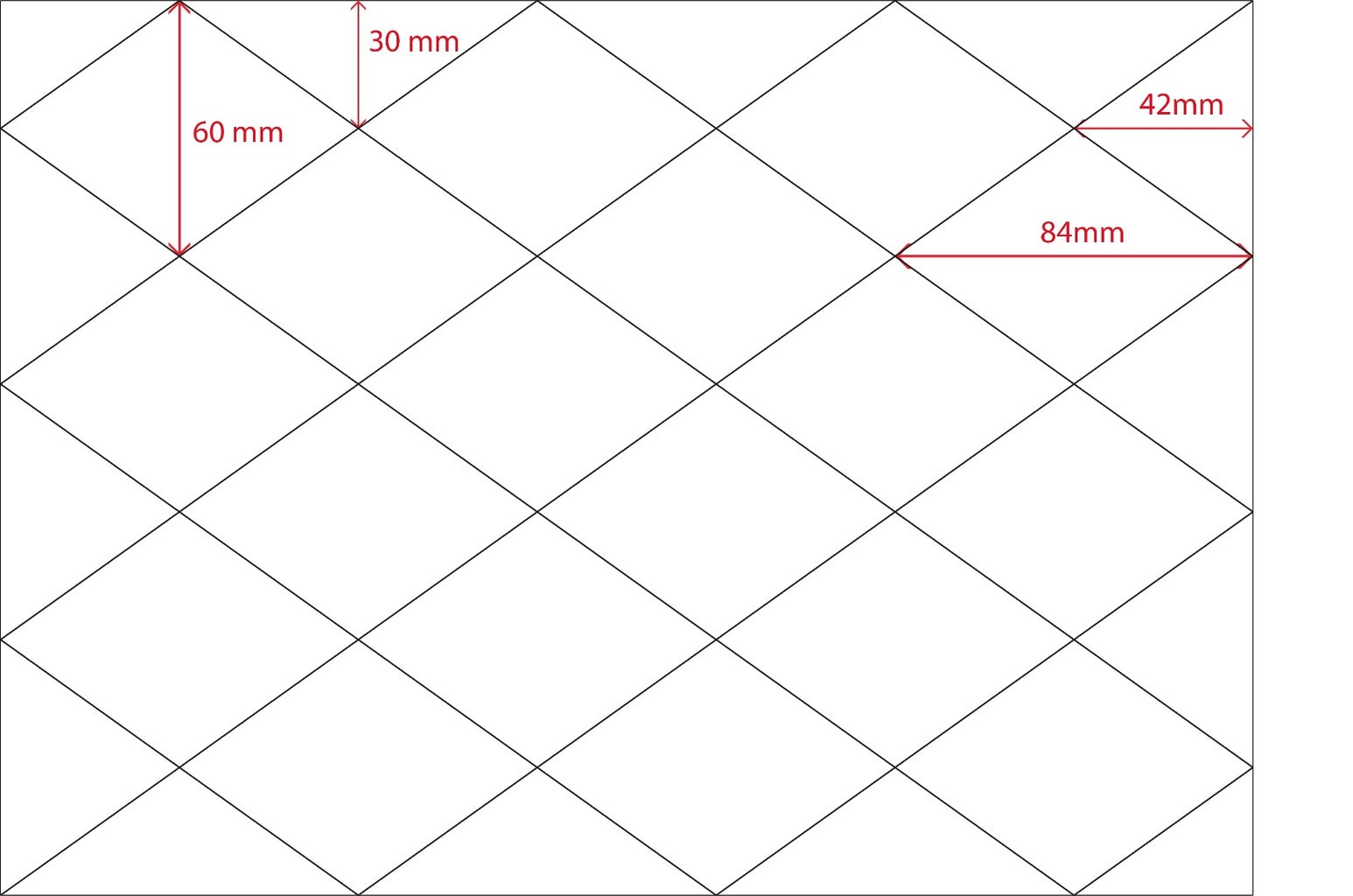 Preparing the Sheet, Side 2. Folding Lines.