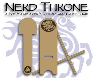 Nerd Throne: a Bog/Stargazer/Viking/Plank Camp Chair