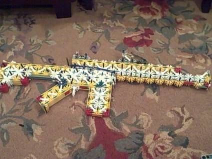 AK-47, M4 carbine, shotgun, and my new mag desighn