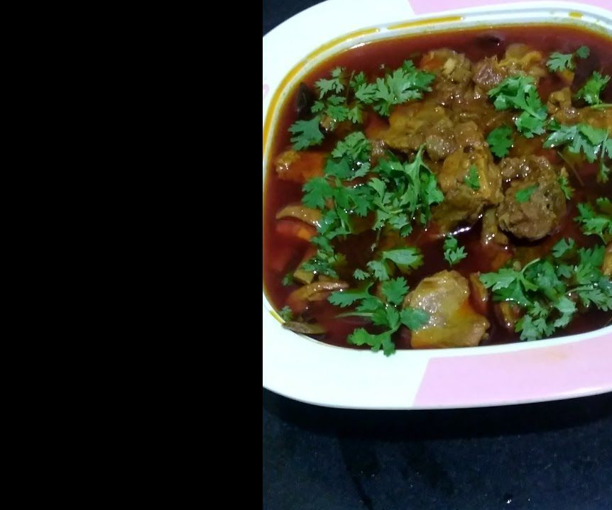 Simple Indian Mutton Curry (with Video)