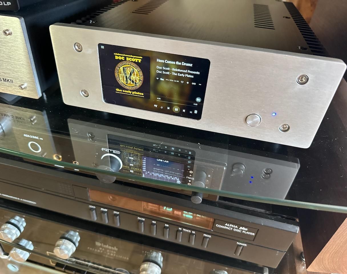 Volumio Audio Streamer Enclosure With Raspberry Pi and Touch Screen