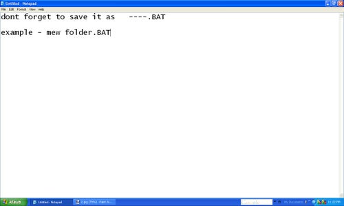 HOW TO MAKE a NEW FOLDER IN NOTEPAD : 3 Steps - Instructables