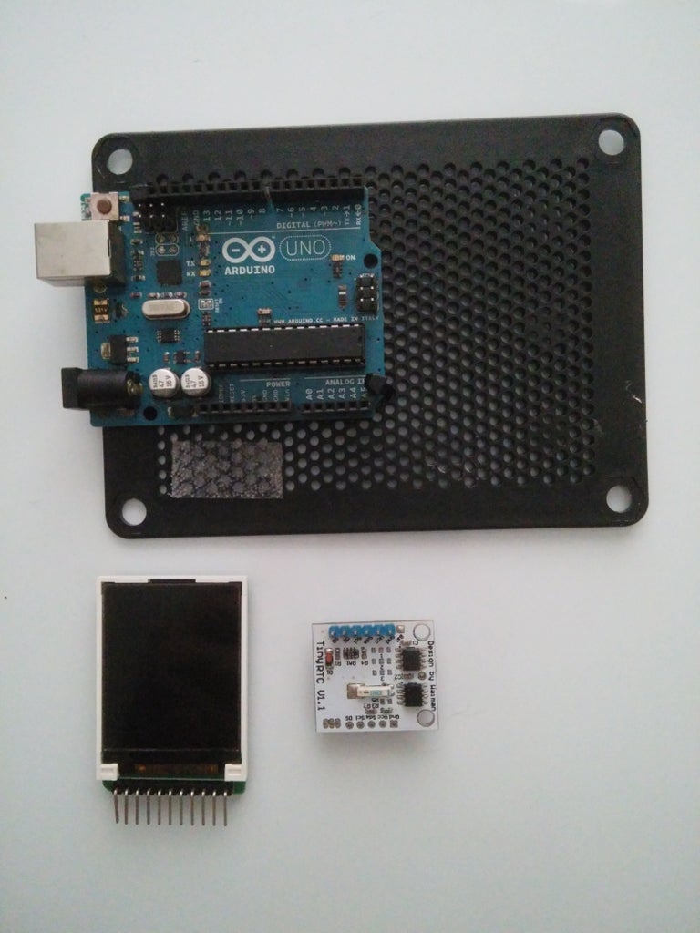 Arduino Color LCD Message Clock : 7 Steps (with Pictures) - Instructables