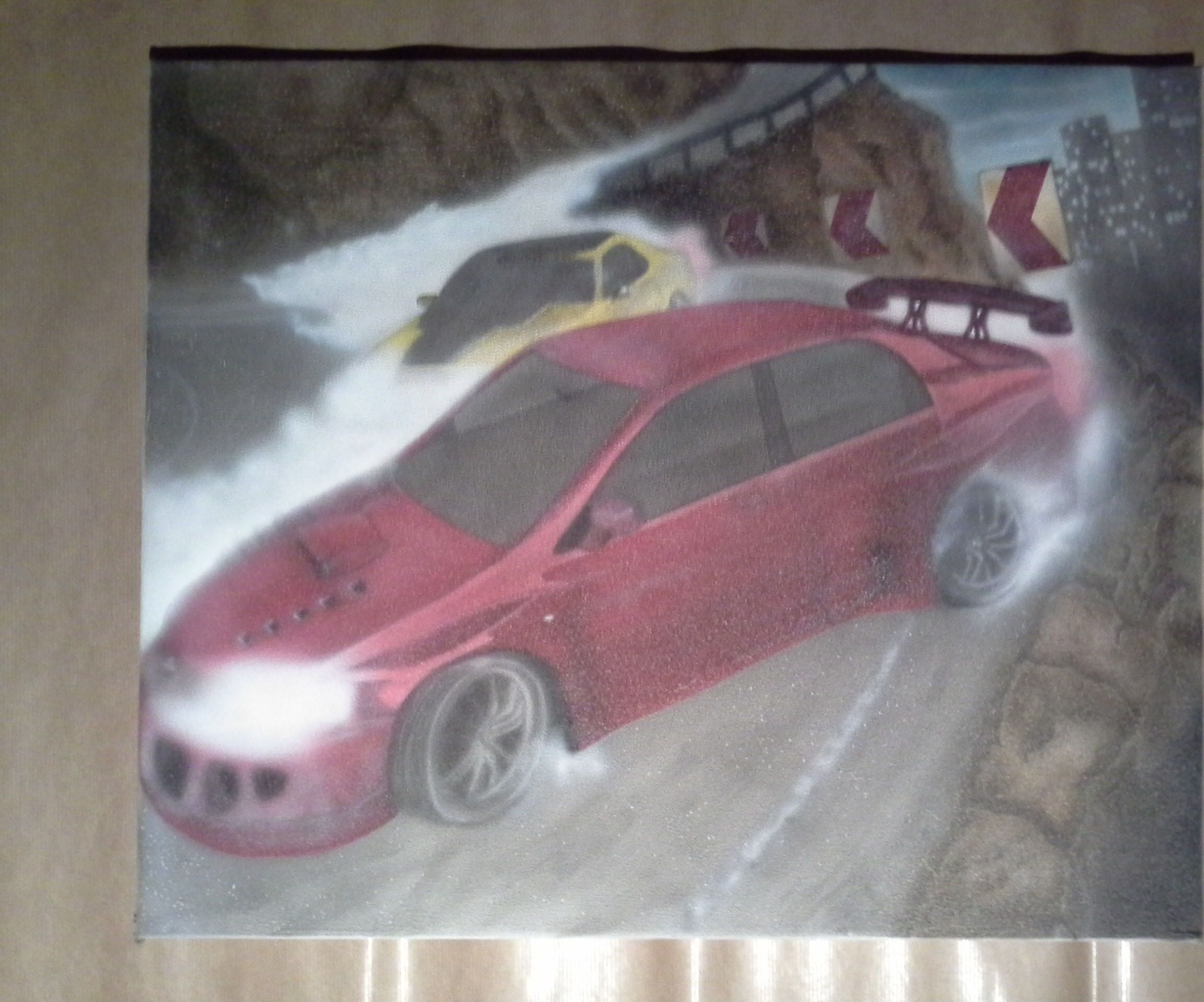 Need for Speed Carbon Boxart Airbrush