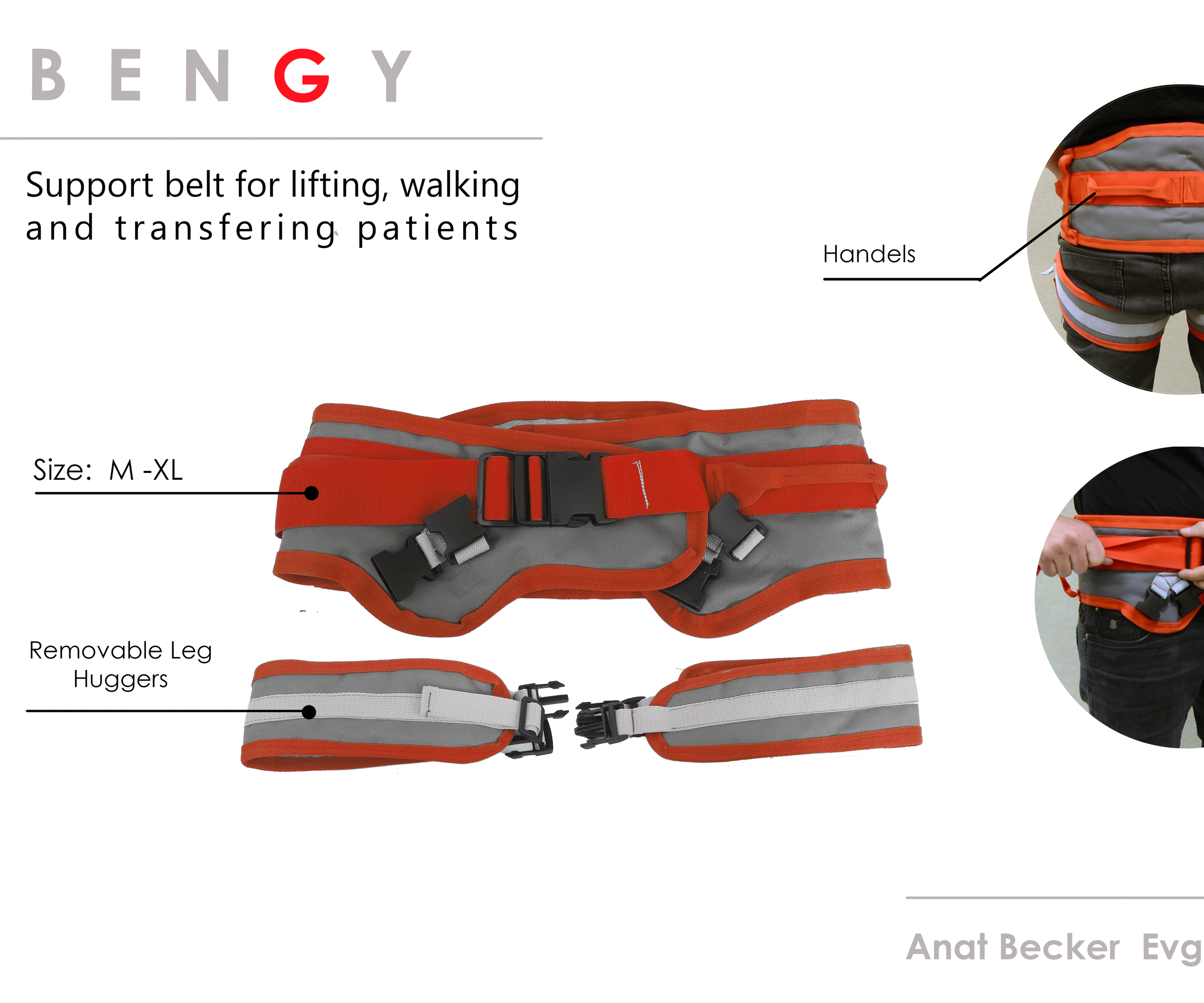   Support Belt for Lifting, Walking and Transfering Patients 
